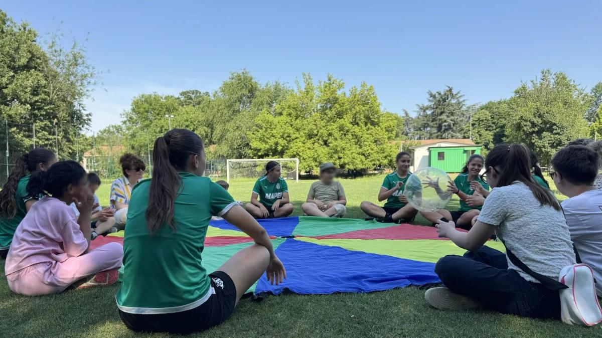 Sport e inclusione: il Sassuolo Femminile incontra l’Istituto per i Ciechi di Reggio