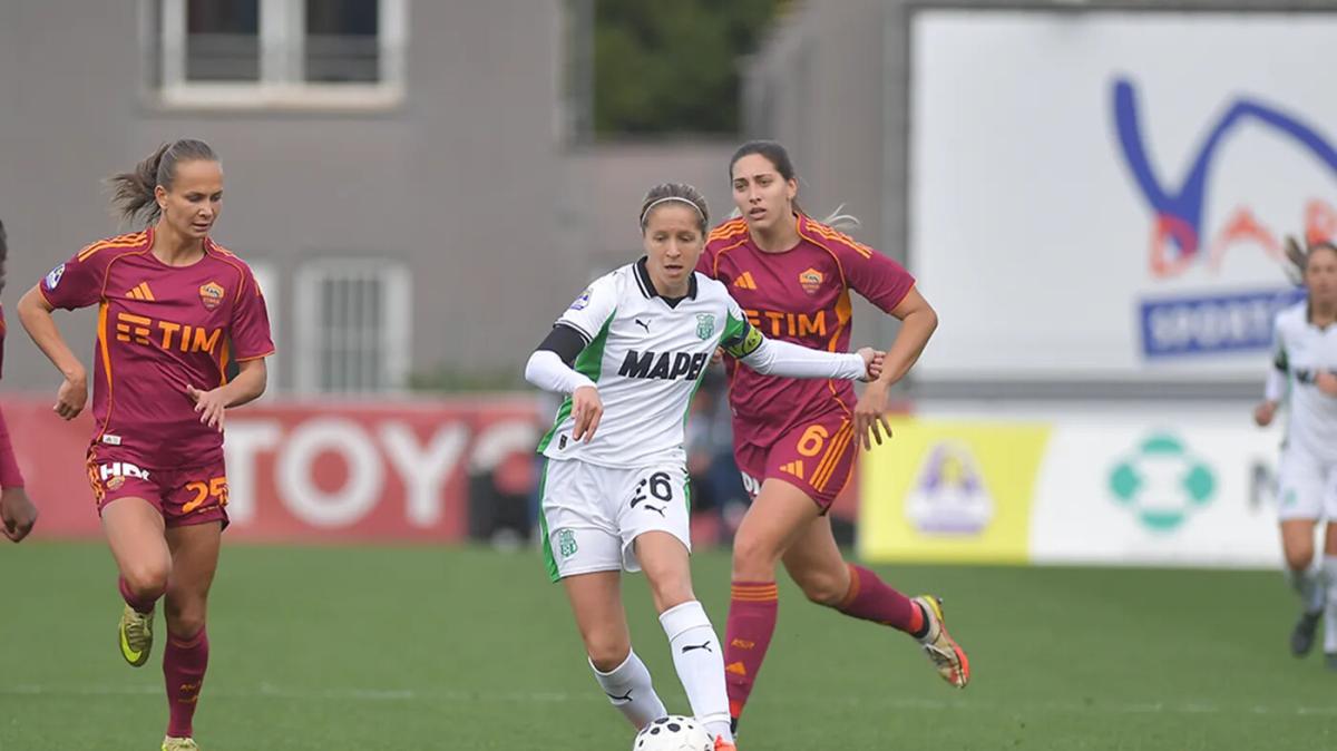 VIDEO - Roma-Sassuolo Femminile 2-1: Giugliano e Corelli-gol stendono Clelland