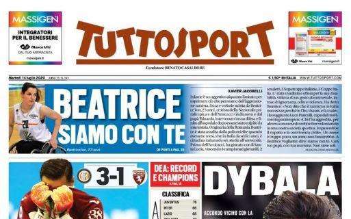 Tuttosport su granata e Juventus: "Toro, era rigore!" e "Dybala 2025"