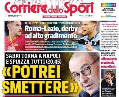 Corriere dello Sport, parla Sarri: "Potrei smettere"