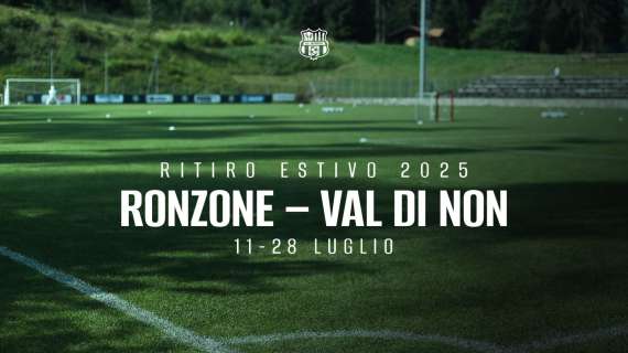 Sassuolo Calcio news oggi: si ritorna in ritiro a Ronzone, la Nazionale fa festa al Mapei