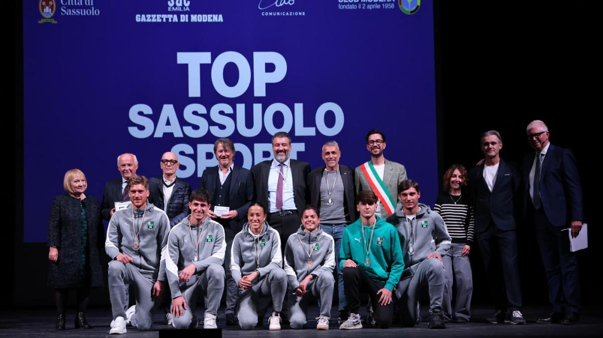 Top Sassuolo Sport, neroverdi protagonisti. Premio speciale per Carlo Rossi
