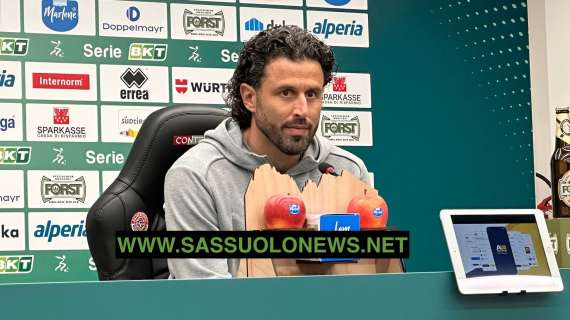 Conferenza Grosso post Frosinone Sassuolo: "Destino crudele. Vi svelo perché ho tolto Mulattieri"