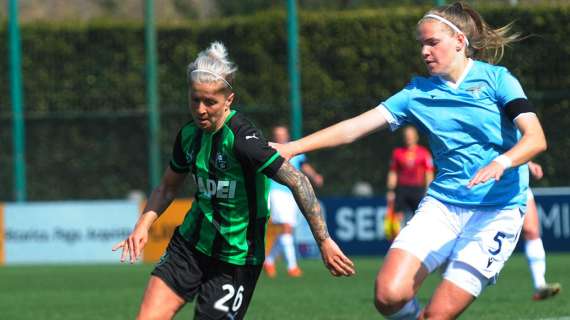 Lazio Sassuolo Femminile 3-1 FINALE: brutto capitombolo per le neroverdi