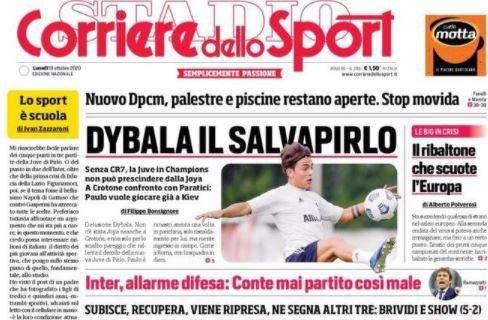 L'apertura del Corriere dello Sport: "Roma da circo"
