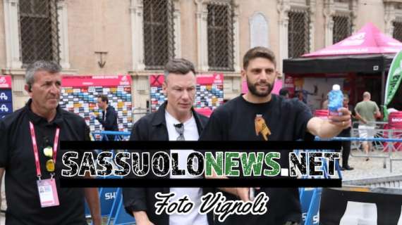 SN - Domenico Berardi a Modena per la partenza del Giro d'Italia - FOTO