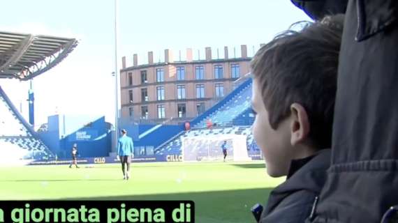 VIDEO - L'omaggio del Sassuolo Calcio a Riccardo, l'abbonato più giovane della stagione