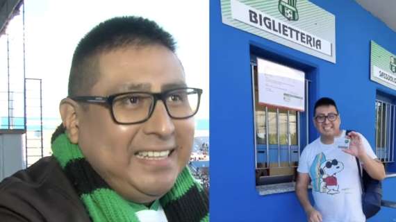 VIDEO - L'omaggio del Sassuolo Calcio ad Alfredo, il primo abbonato del 24/25