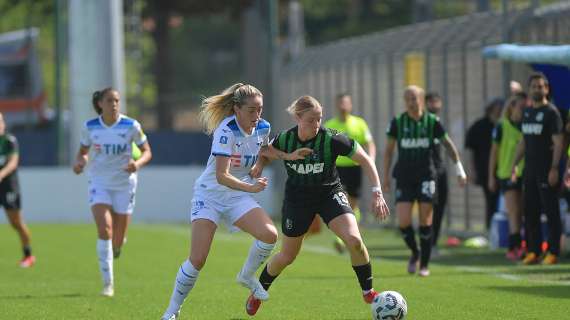 VIDEO - Lazio Sassuolo Femminile poule salvezza highlights 5-0: blackout neroverde