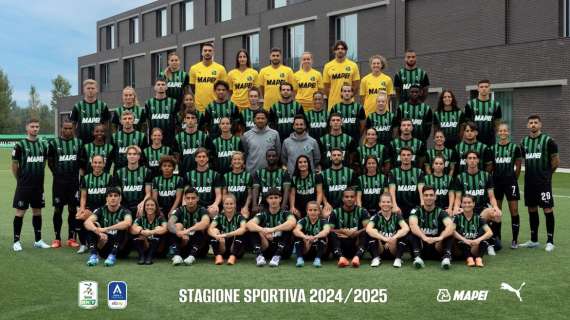 "All together": Sassuolo e Sassuolo Femminile insieme per la foto di squadra 2024/25