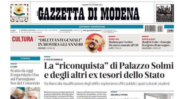Gazzetta di Modena: Sassuolo, "Consigli: 'Con l'Inter per Squinzi'"