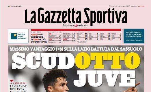 L'apertura de La Gazzetta dello Sport: "Scudotto Juve"