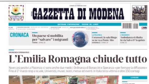 Gazzetta di Modena, Carnevali: "Giusto rinviare Atalanta-Sassuolo"