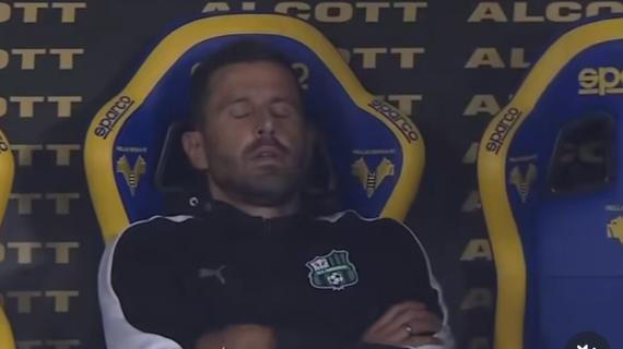 VIDEO - Grosso 'dorme' e non guarda il rigore di Pinamonti in Verona-Sassuolo