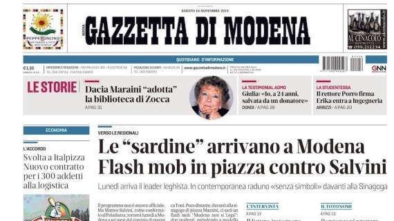 Gazzetta di Modena: "Sassuolo, Romagna ha convinto anche De Zerbi"