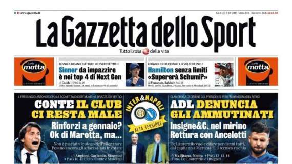 La Gazzetta dello Sport in prima pagina: "Lokomotiva Juve"