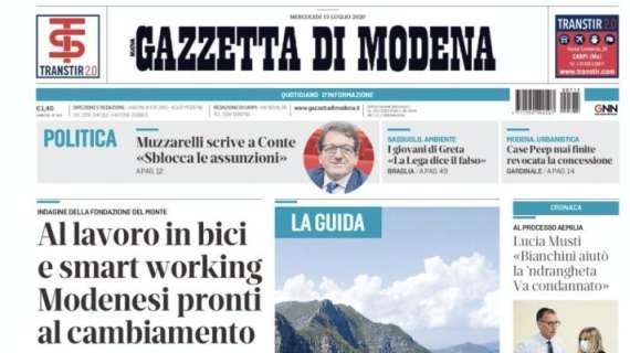 Gazzetta di Modena: "Sassuolo-Juve, notte da scintille. De Zerbi: 'Serve gara perfetta'"