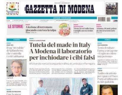 Gazzetta di Modena: "Sassuolo in Coppa, tra i pali tocca a Russo"