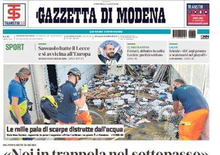 Gazzetta di Modena: "Sassuolo batte il Lecce e si avvicina all'Europa"