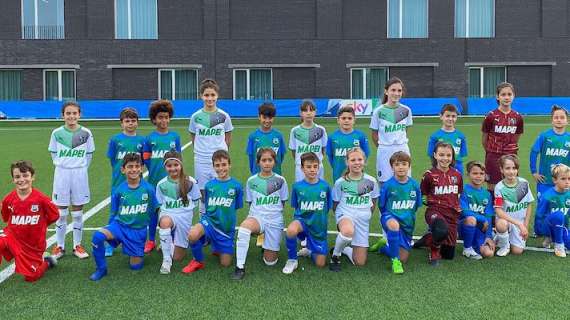 Derby in famiglia tra Pulcine e Pulcini del Sassuolo sul campo Adriana Spazzoli