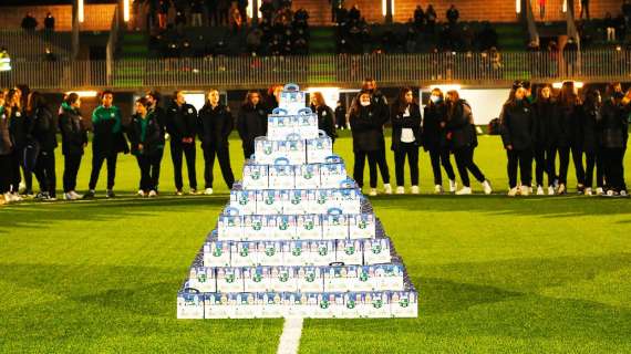 Al Mapei Footbal Center festa di Natale per il settore giovanile femminile