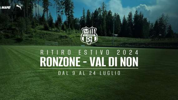 Ritiri estivi Serie B: Sassuolo a Ronzone, tante in Trentino. Sampdoria all'estero