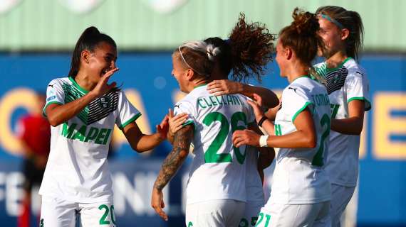 Verona Sassuolo Femminile 0-4 highlights: Clelland, Cantore e Ferrato in gol