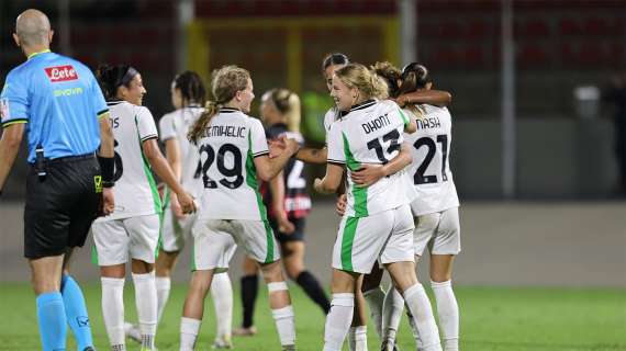 VIDEO - Milan Sassuolo Femminile highlights 0-2: Clelland-Dhont per il blitz in Serie A Women'S Cup