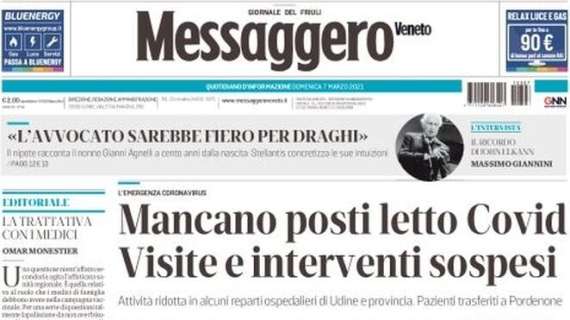 Messaggero Veneto: "L'Udinese vola e manda ko il Sassuolo"