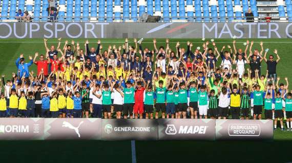 Generazione S, festa al Mapei Stadium prima di Sassuolo-Inter