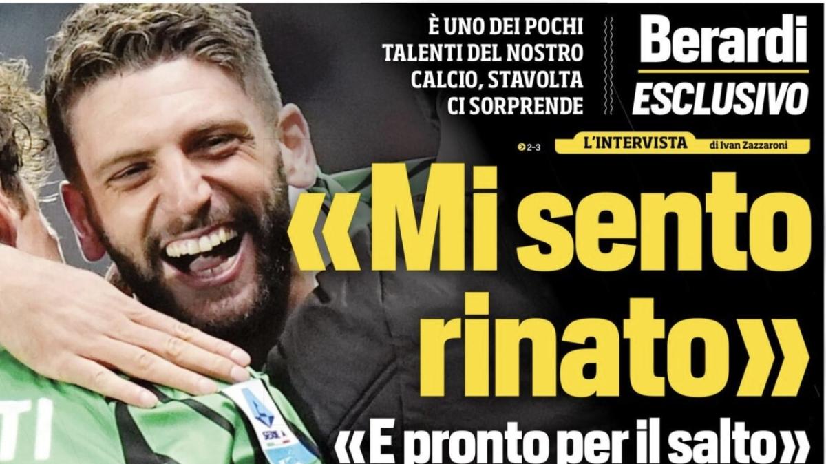 Sassuolo Calcio news oggi: Berardi scuote l'ambiente con l'intervista a Zazzaroni
