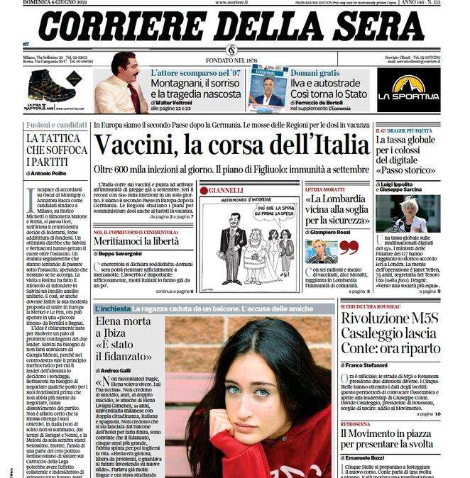Corriere della Sera: "Le regole d'oro di Mancini. Il ct non ammette distrazioni"