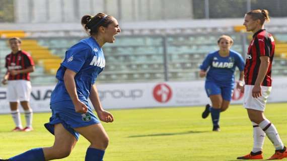 Serie A Femminile, Sassuolo-Milan 2-2: risultato, cronaca e tabellino