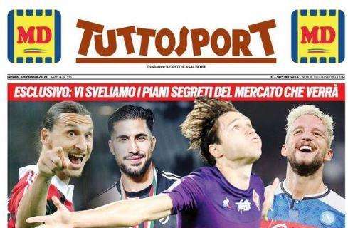 Tuttosport sulla Coppa Italia: "Tonfo Sassuolo, SPAL scatenata, Bologna ko"