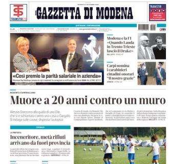 Gazzetta di Modena: "Il Sassuolo sfoltisce: SPAL su Pierini, Ricci con la valigia"