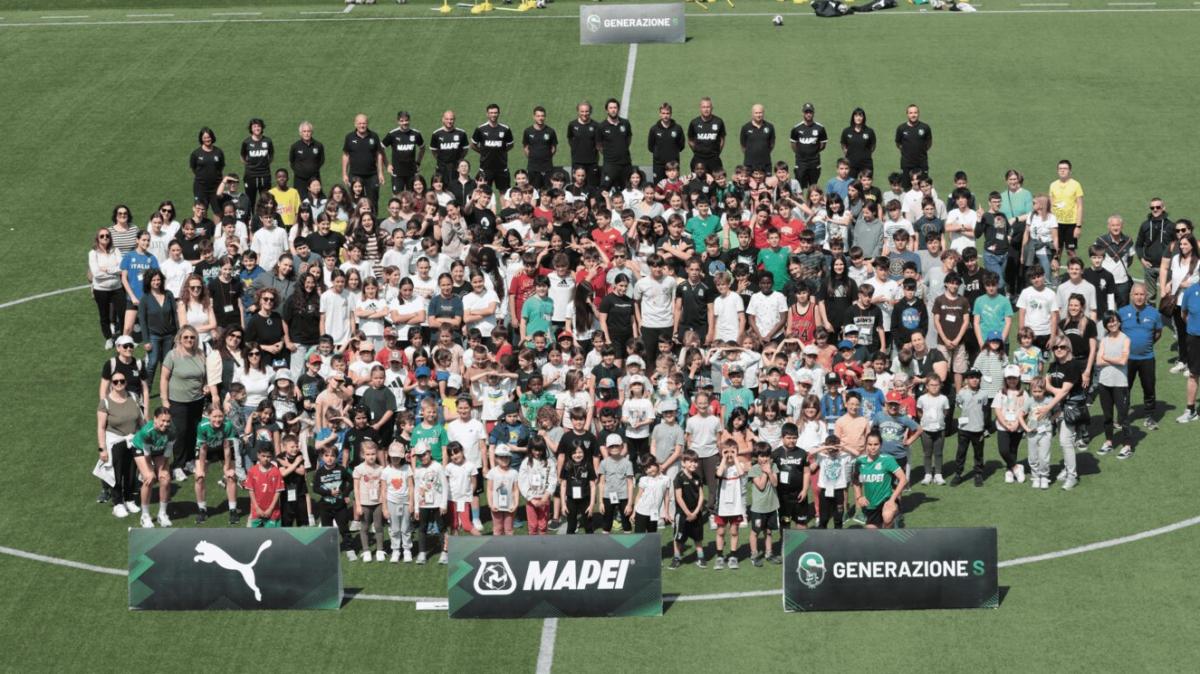 Generazione S Sassuolo: oltre 600 bambini alla prima festa al Mapei Football Center