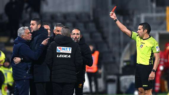 Squalifica Mourinho: il verdetto ufficiale per Roma Sassuolo e il derby