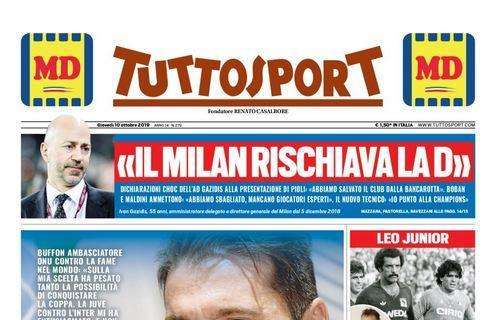 Tuttosport, parla Buffon: "Tornato per la Champions"
