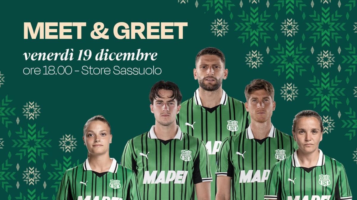 Meet&Greet di Natale allo store del Sassuolo con Berardi, Romagna e non solo