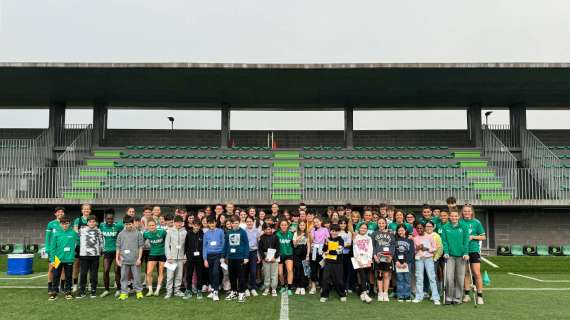 Generazione S progetto Scuole: 60 studenti dello Spallanzani al Mapei Football Center