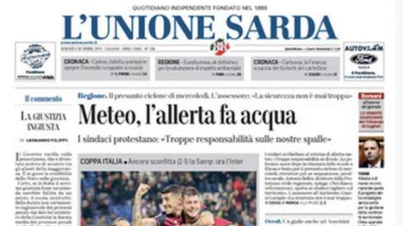 L'Unione Sarda: "Cerri e Ragatzu: questo Cagliari non si ferma più"