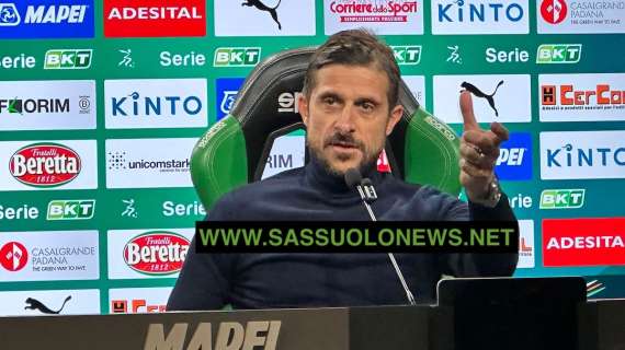 Dionisi: "Col Sassuolo buona prestazione contro una squadra di valore"