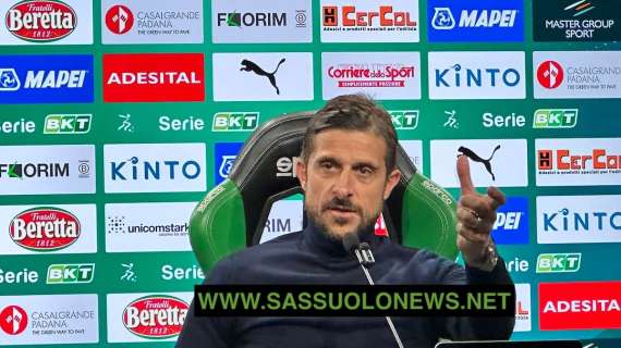 SN - Dionisi conferenza stampa post Sassuolo Palermo: "Non ho visto tutta questa differenza"