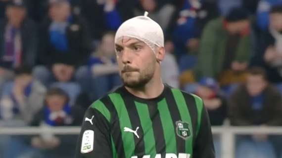 Simone Verdi, prima da 'ricordare' col Sassuolo: il turbante 'alla Chiellini' dopo uno scontro