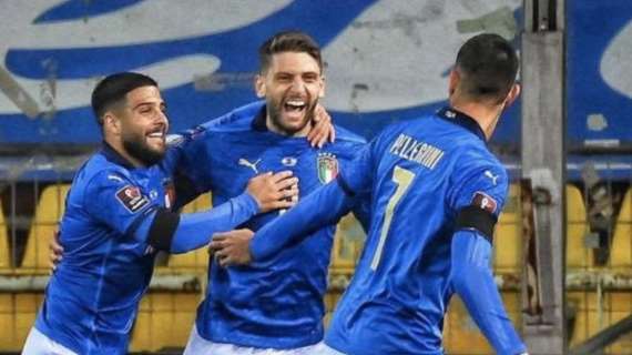 Domenico Berardi migliore in campo di Italia-Irlanda secondo i tifosi