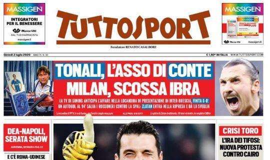 Tuttosport: "Buffon 648! Sassuolo show, tracollo viola"
