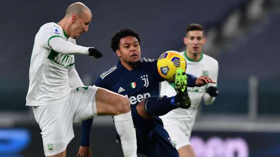 Juventus Sassuolo 3-1: tabellino, marcatori e risultato finale