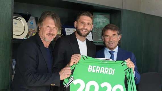 UFFICIALE - DOMENICO BERARDI RINNOVA COL SASSUOLO FINO AL 2029!