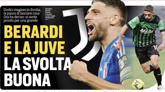 Corriere dello Sport: Berardi ha deciso di andar via, affare alla Locatelli con la Juve