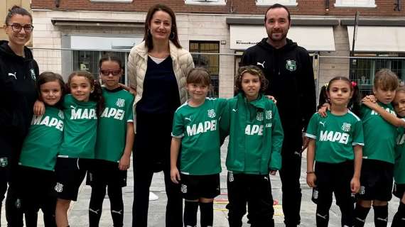 Sassuolo in fiera, grande successo per l'iniziativa scuola calcio neroverde